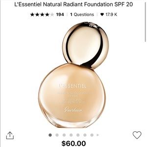 Guerlain L’essential radiant foundation 00W